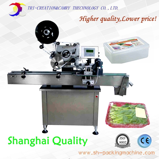 automatic plate sticker labeling machine for box carton bettery topside