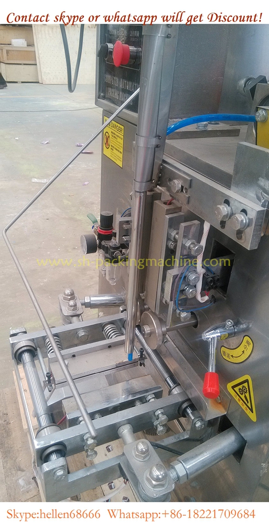 automatic honey liquid packing machine,4 side sealing