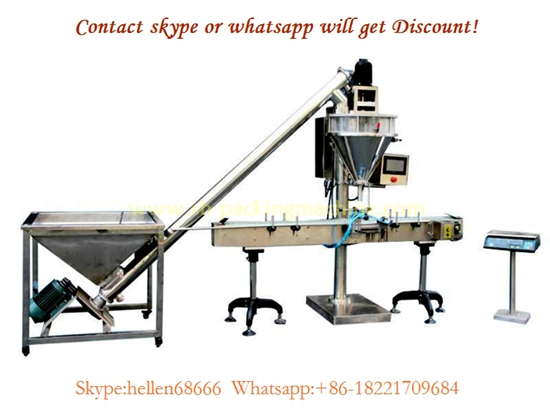 automatic powder filling machine with feeder,316L