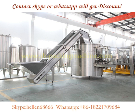 automatic bottle unscrambler machine with elevator,high speed