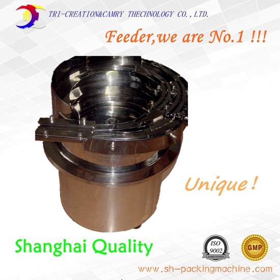 Multi-function cap vibratory bowl feeder,SUS304