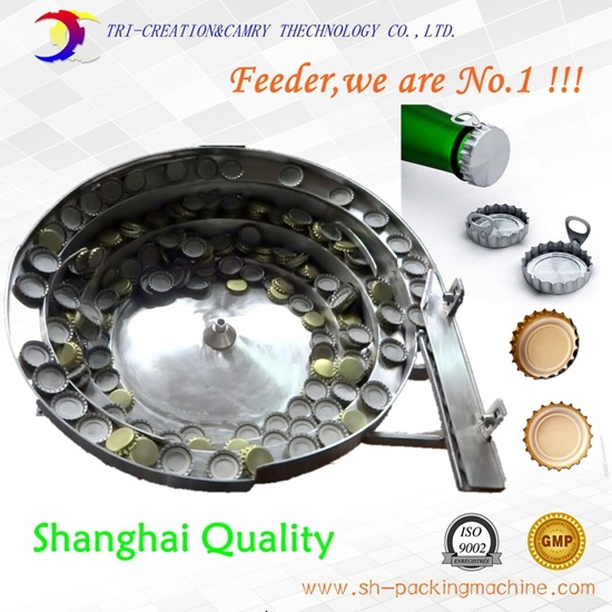 crown cap vibratory bowl feeder/sorter,SUS304,400mm