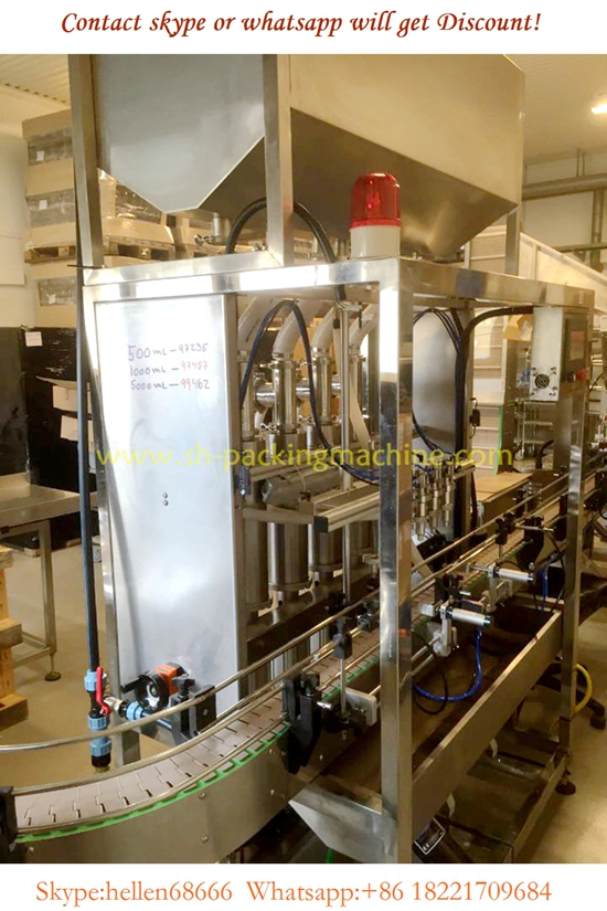 automatic edible oil filling machine,4 nozzle 5L