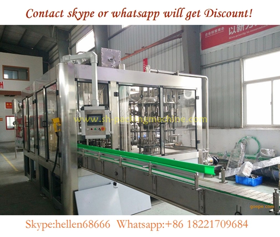 purified water washing filling capping machine