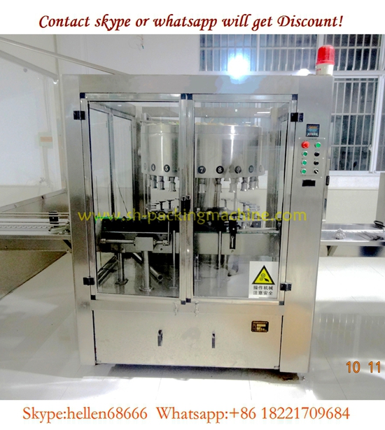 automatic spirit red wine filling machine,24 nozzles 1L