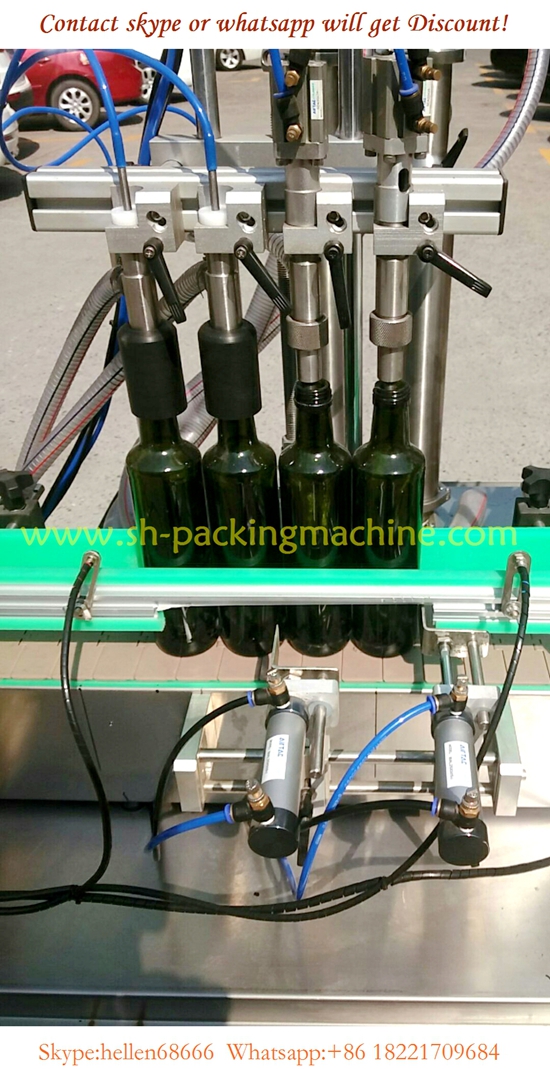 2 nozzles olive oil mono block machine,1L